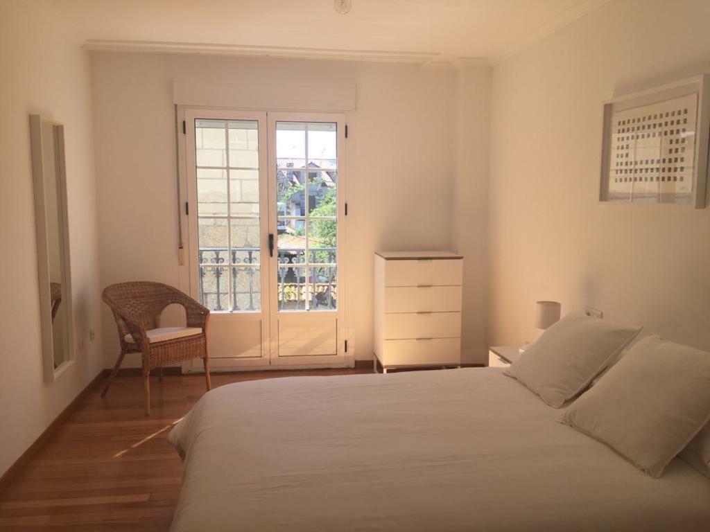 Luminoso Apartamento En El Centro De Cambados Apartment Bagian luar foto